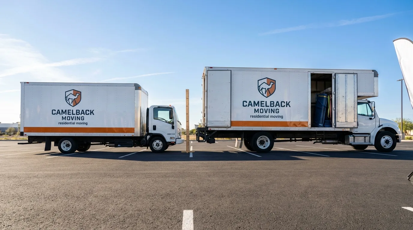 Moving truck size capacity guide in Marion